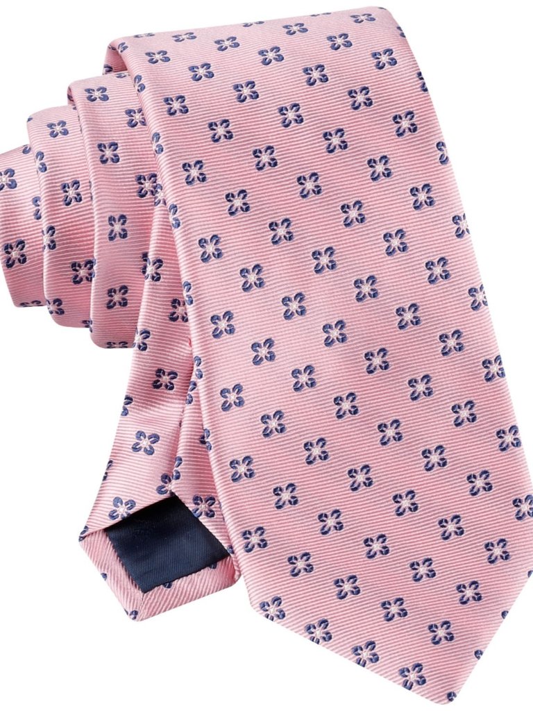 Tommy Hilfiger Men Tie Necktie One Size Pink Floral